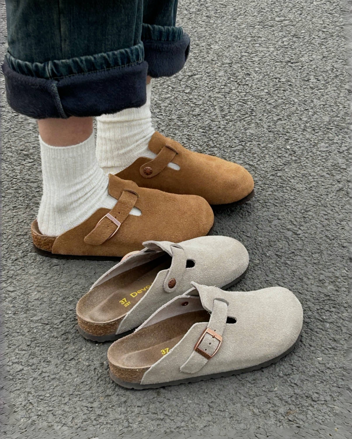Devo Life 勃肯鞋 拖鞋 穆勒鞋 包頭鞋 軟木底 涼拖鞋 懶人鞋 麂皮 5色/預購
