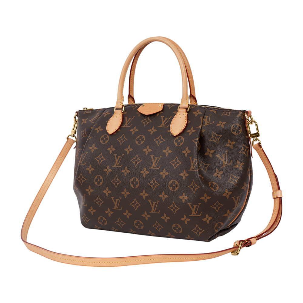 【Louis Vuitton / LV】Turenne MM Monogram 塗層帆布二用包/元寶包 M48814