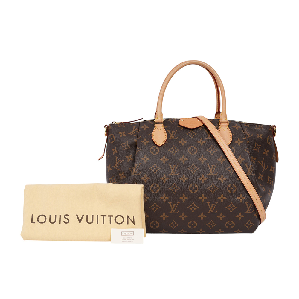 【Louis Vuitton / LV】Turenne MM Monogram 塗層帆布二用包/元寶包 M48814