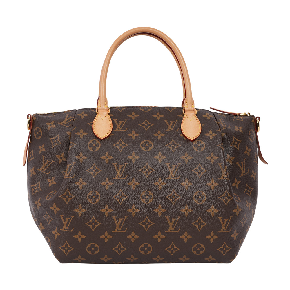 【Louis Vuitton / LV】Turenne MM Monogram 塗層帆布二用包/元寶包 M48814