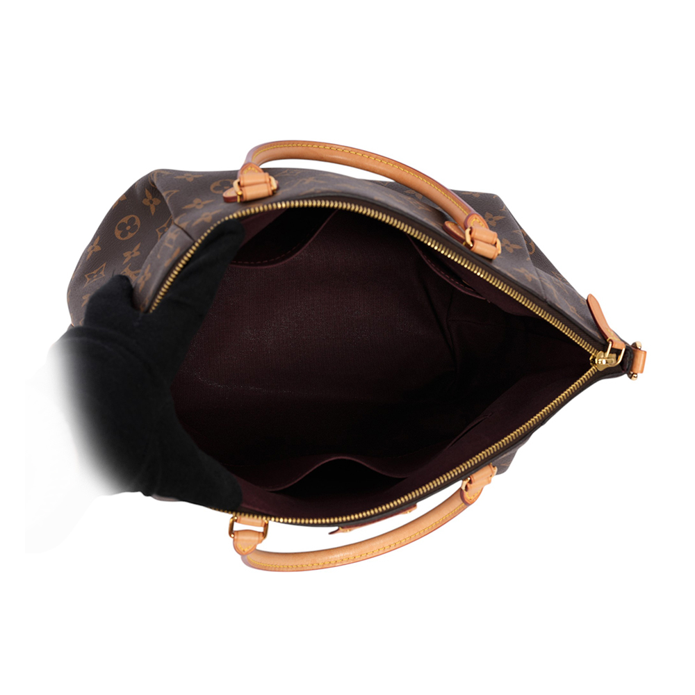 【Louis Vuitton / LV】Turenne MM Monogram 塗層帆布二用包/元寶包 M48814