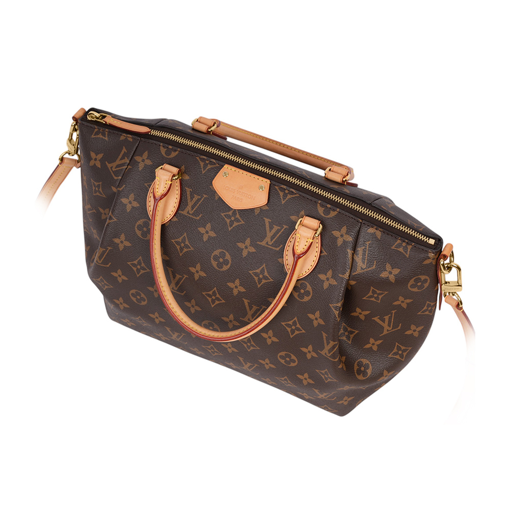 【Louis Vuitton / LV】Turenne MM Monogram 塗層帆布二用包/元寶包 M48814