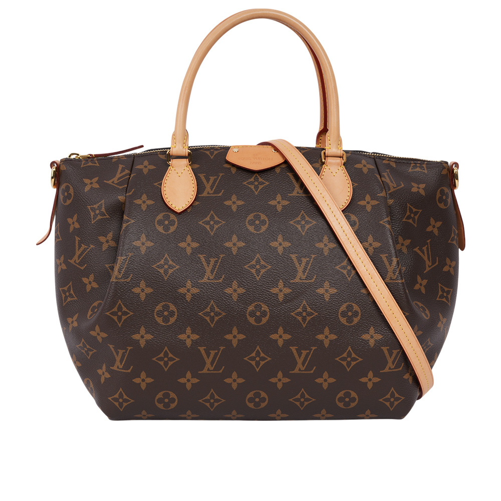 【Louis Vuitton / LV】Turenne MM Monogram 塗層帆布二用包/元寶包 M48814