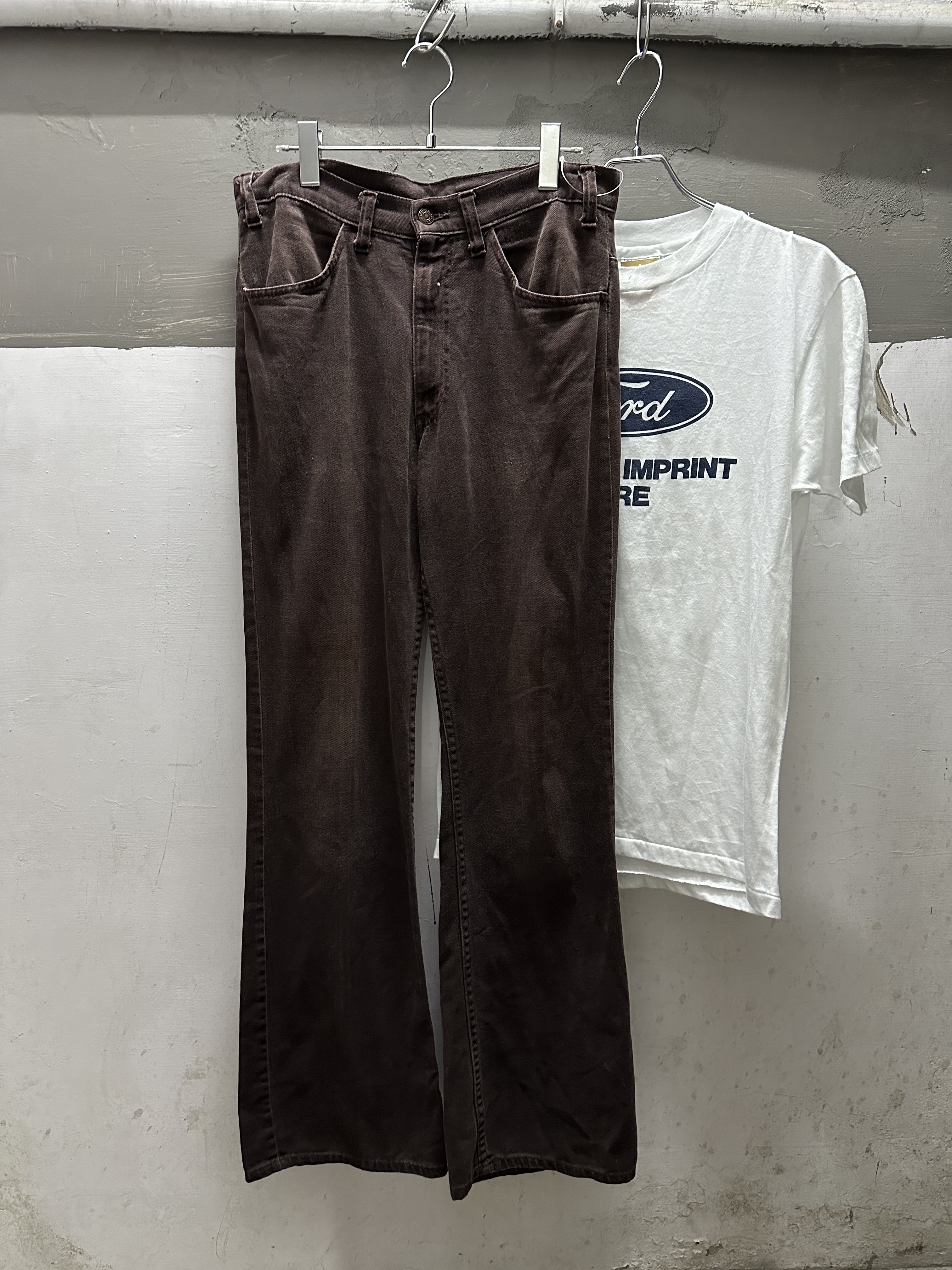 70s LEVI’S 646 Flare Twill Pants