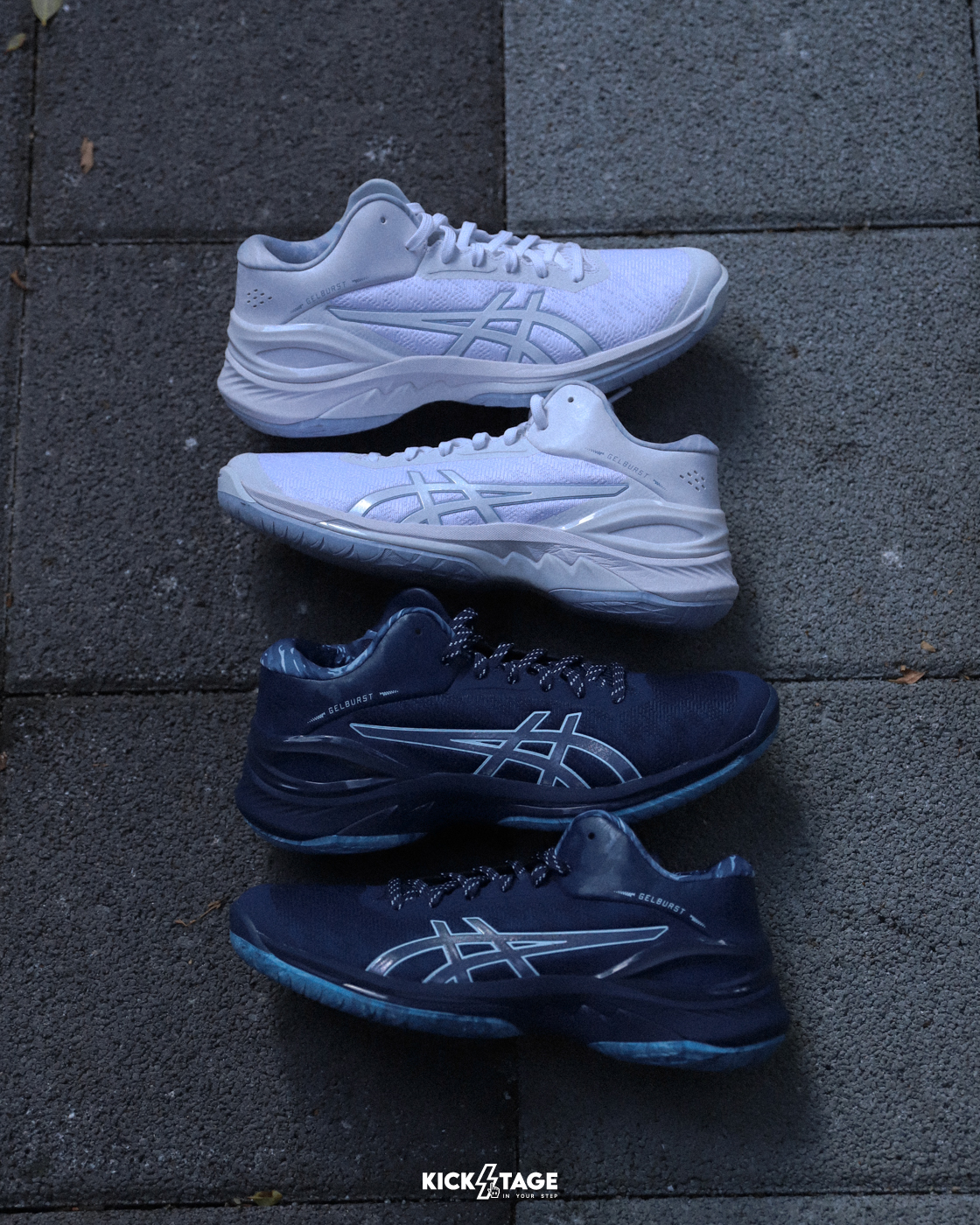 **特價售出無退換**[門市現貨] 男女鞋 ASICS GELBURST 28 海軍藍 藍色 迷彩底 實戰 防滑 緩震 運動 籃球鞋【1063A099-400】25SALE