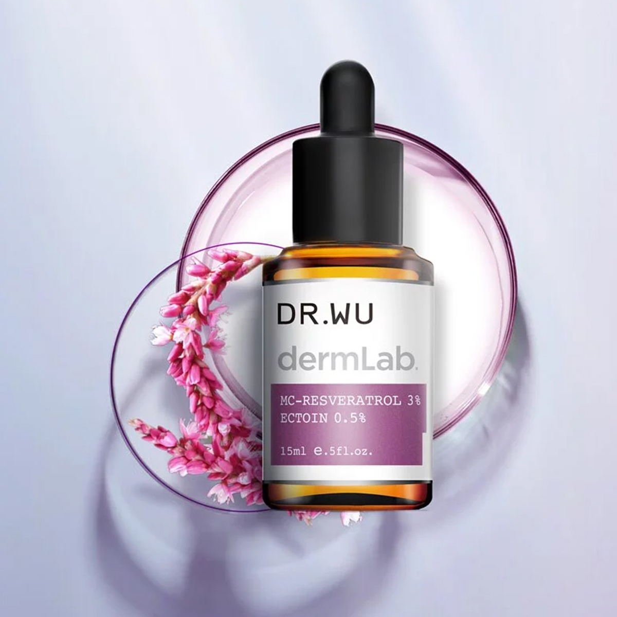 DR WU 3%白藜蘆醇亮白修護精華15ML