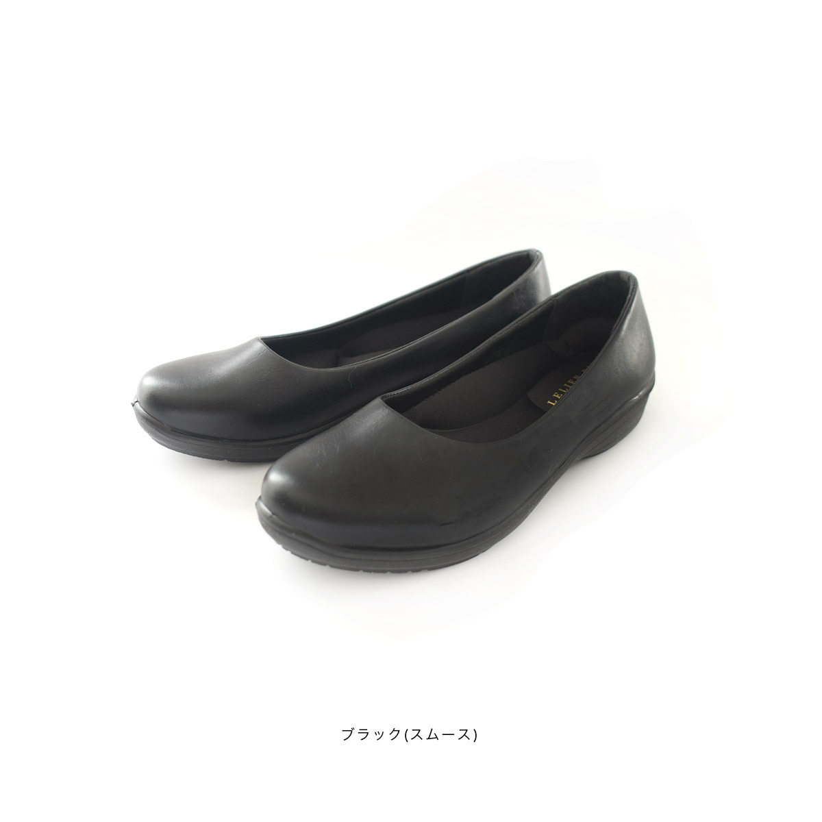 極簡時尚 圓頭楔型鞋底工作鞋【FX2029】