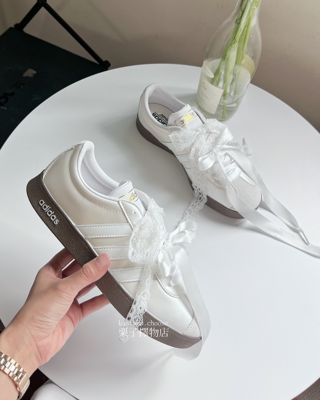 訂製款 Adidas 心動白月光