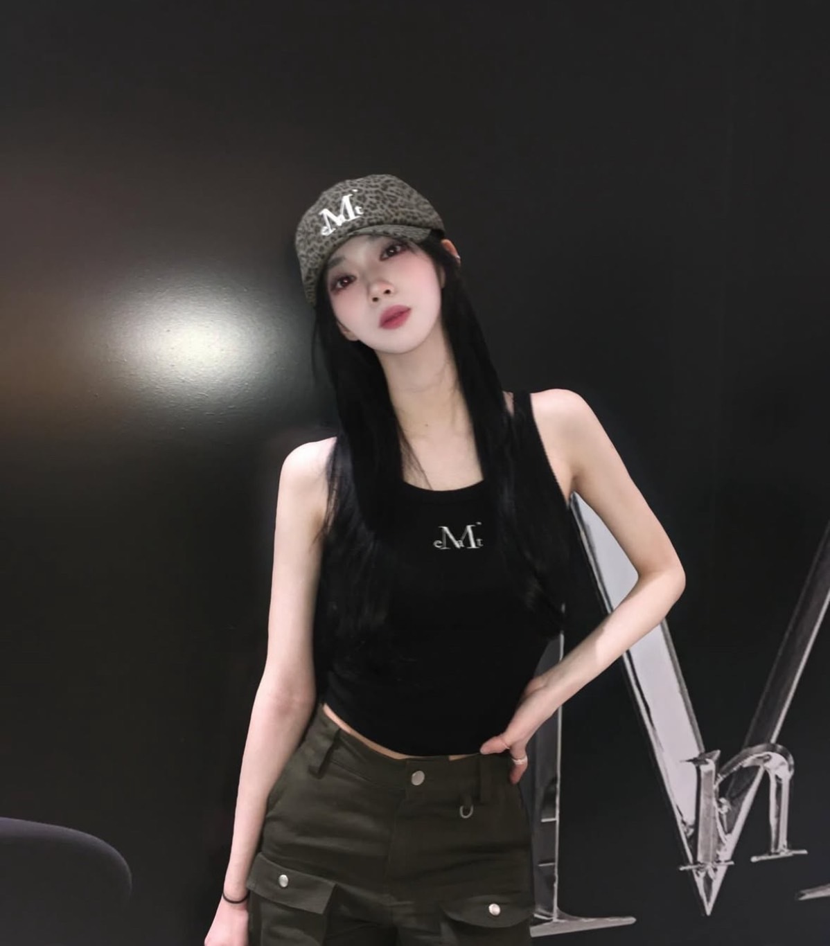 🇰🇷𝐌𝐮𝐜𝐞𝐧𝐭 豹紋棒球帽 兩色