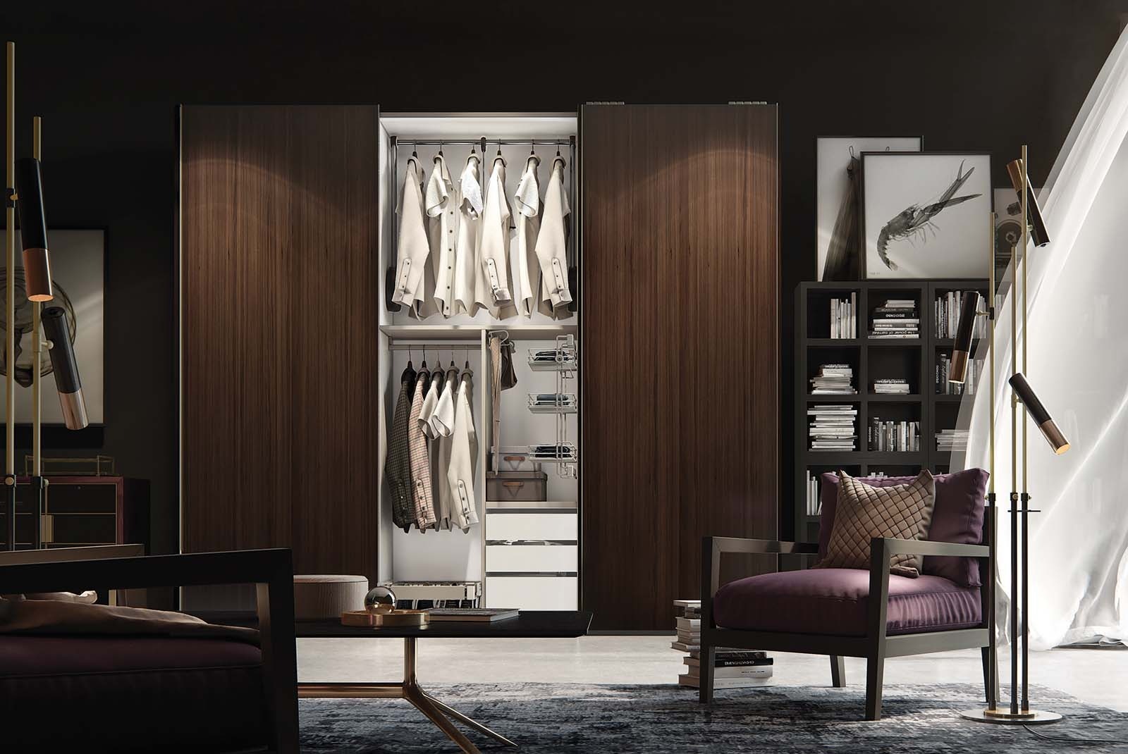 cinetto ps48 衣櫃趟門系統 大吊趟 應用示範