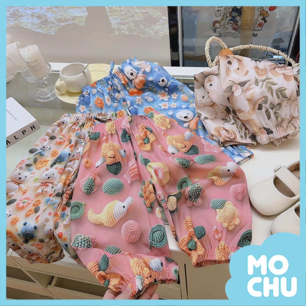 度假風3D立體造型防蚊褲(四款)