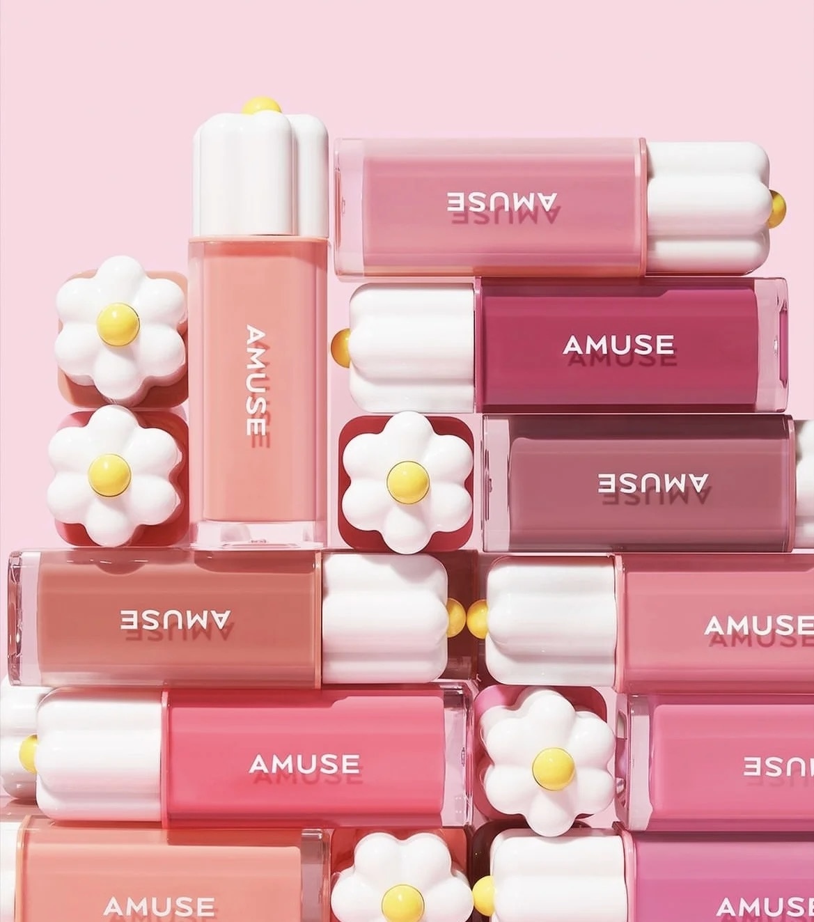 韓國🔥張員瑛 AMUSE 小花唇釉 DEW TINT 花花唇釉 雛菊唇釉