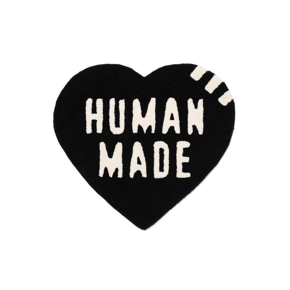 現貨┃HUMAN MADE HEART RUG MEDIUM 心型 黑色 灰色 中號 地毯