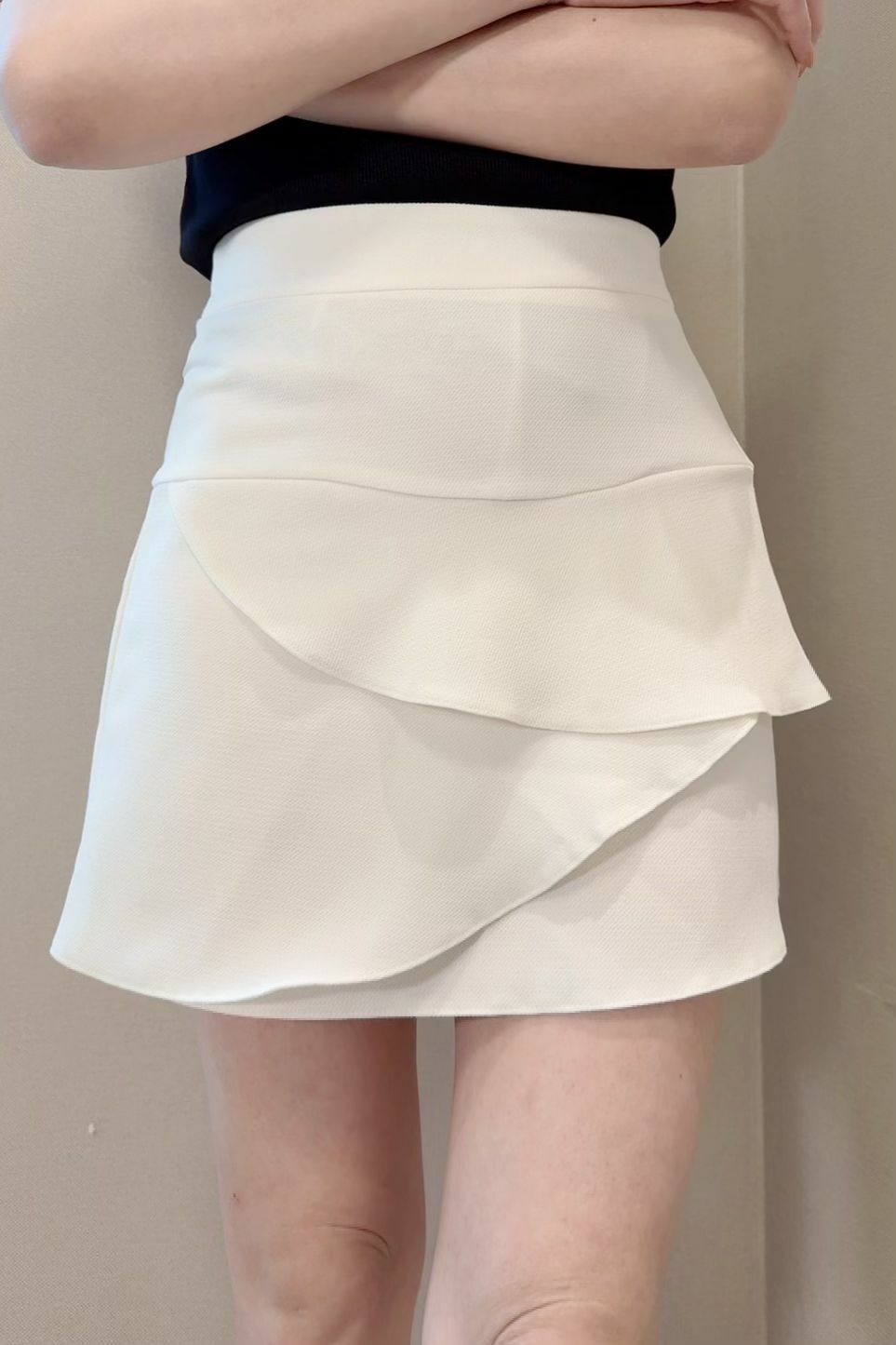 SK#7073🤍大片荷葉裙