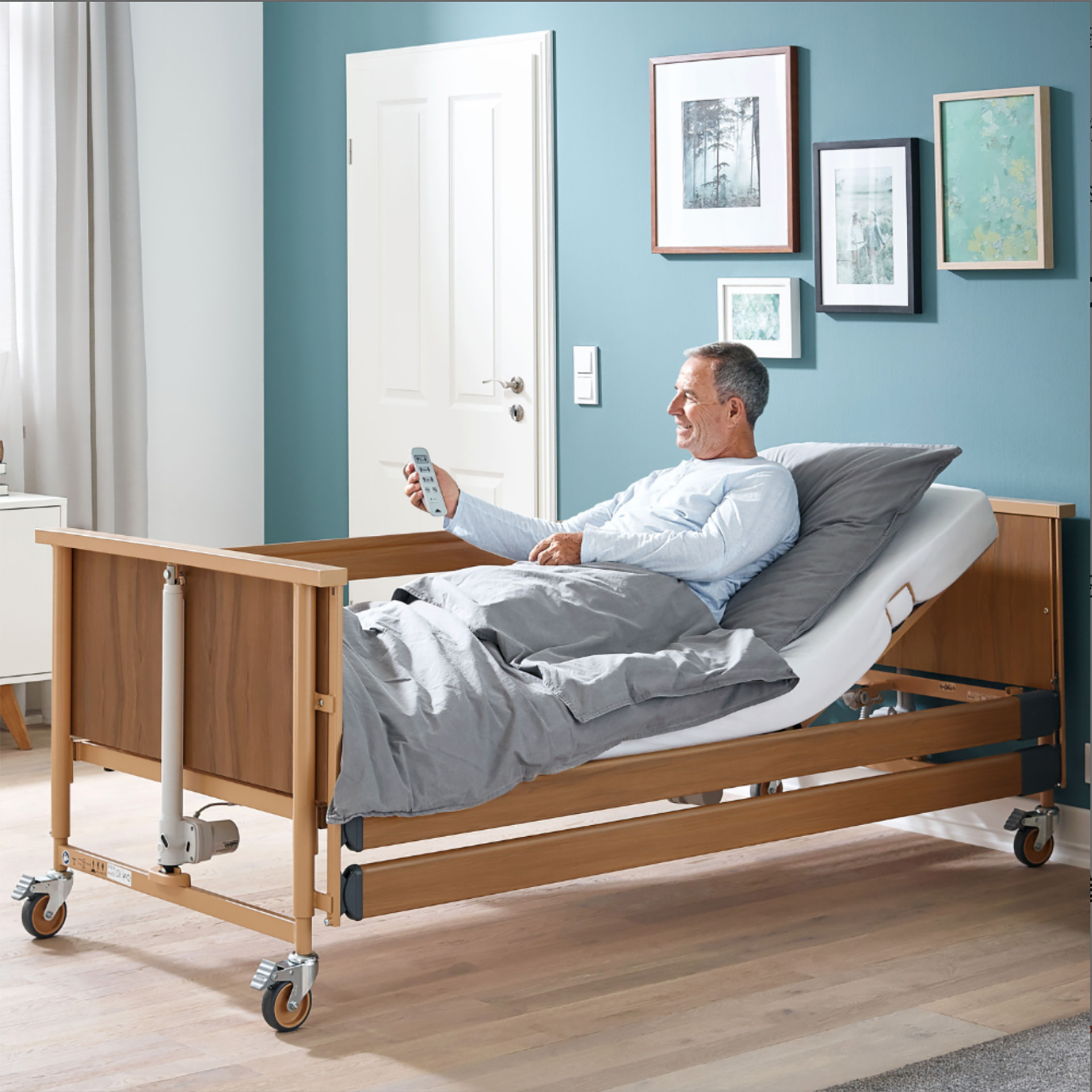 德國 Dali Walnut 電動五功能護理床