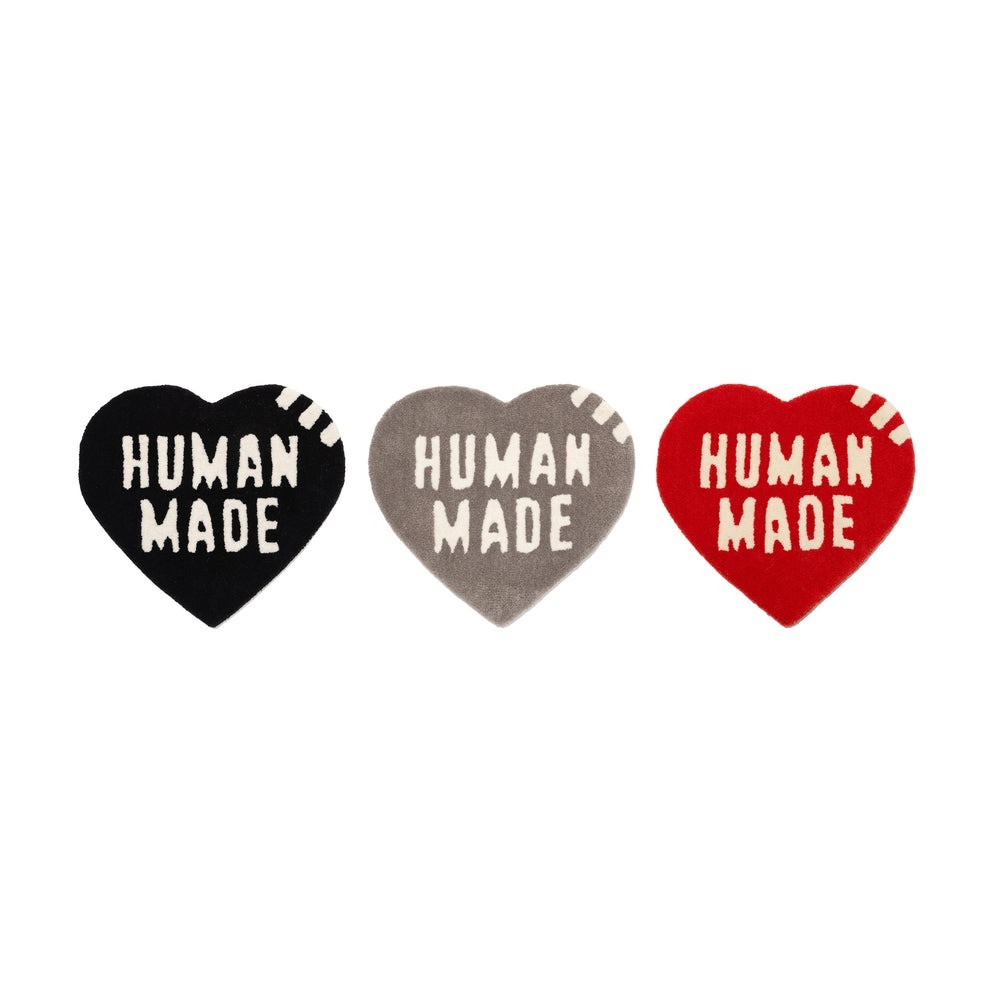 現貨┃HUMAN MADE HEART RUG SMALL 心型 黑色 灰色 地毯