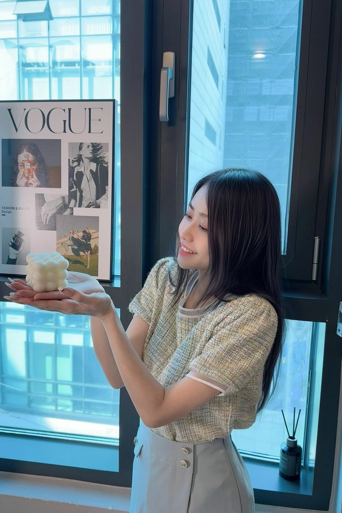 TOP#7081🤍粒粒花呢西裝上衣