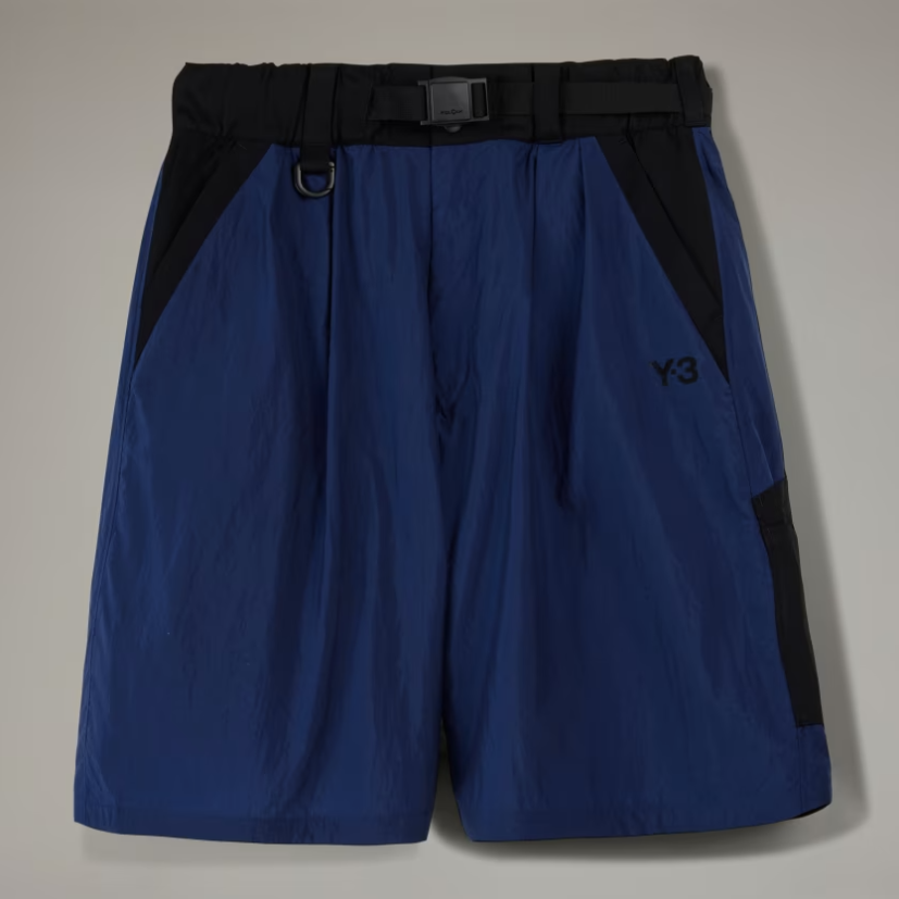 【 Y-3 ULTRALIGHT NYLON PANTS 輕量尼龍短褲 - 藍 】