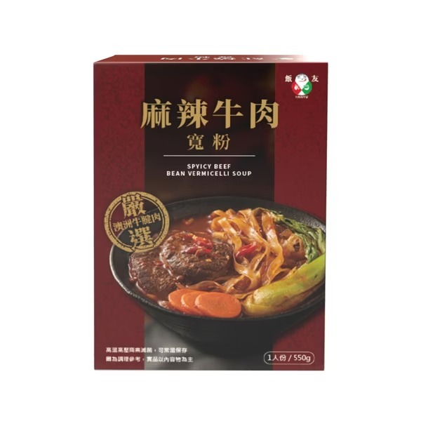 飯友 - 麻辣牛肉寬粉 550g