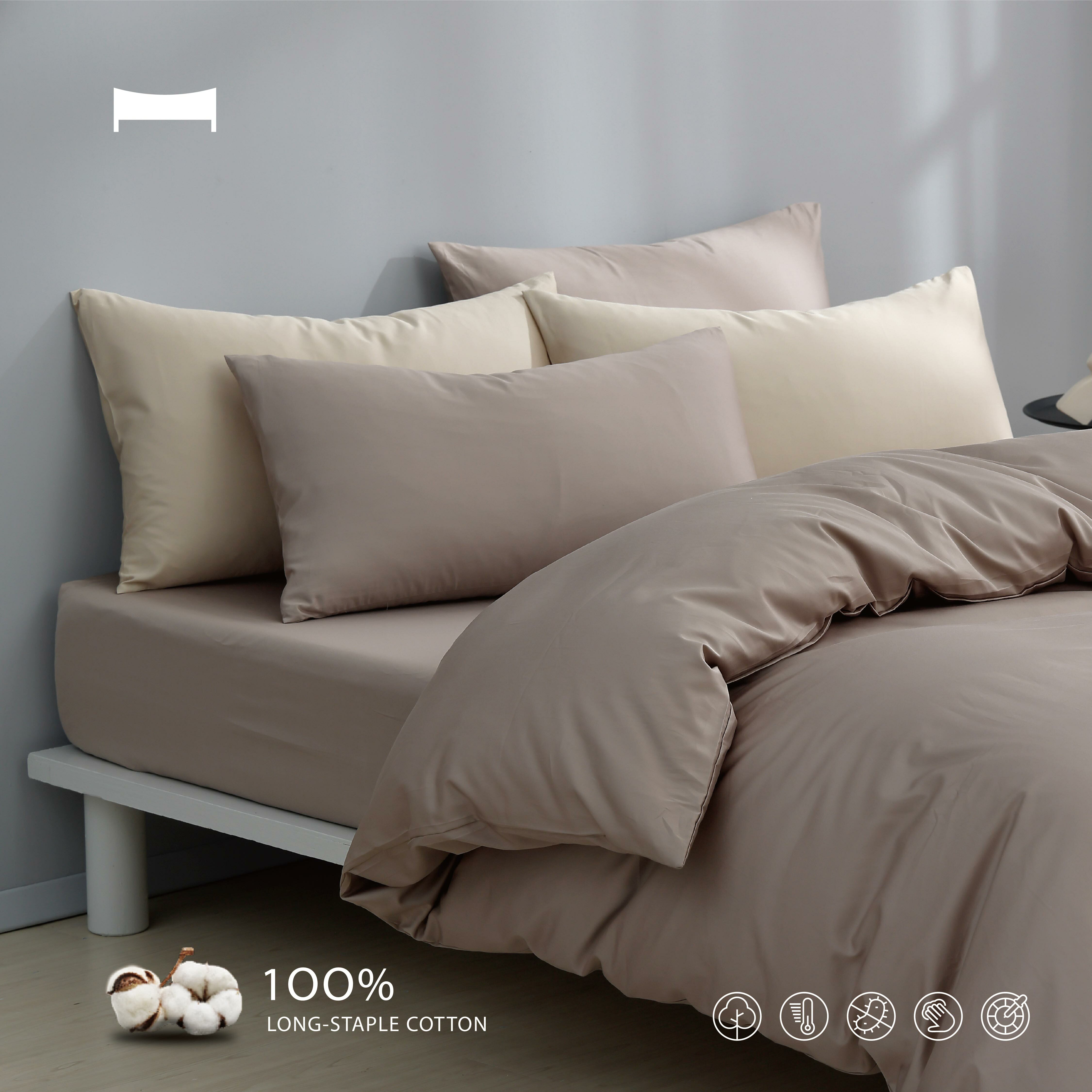 睡棉美學｜60支長絨棉《焦糖棕 CARAMEL》