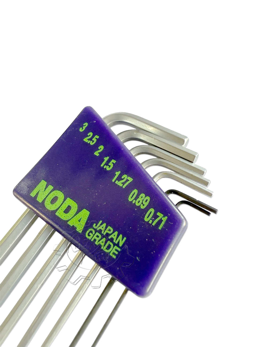 ＊中崙五金【附發票】NODA 超迷你極短L型六角板手組 NODA-7M S2材質 0.71mm-3mm