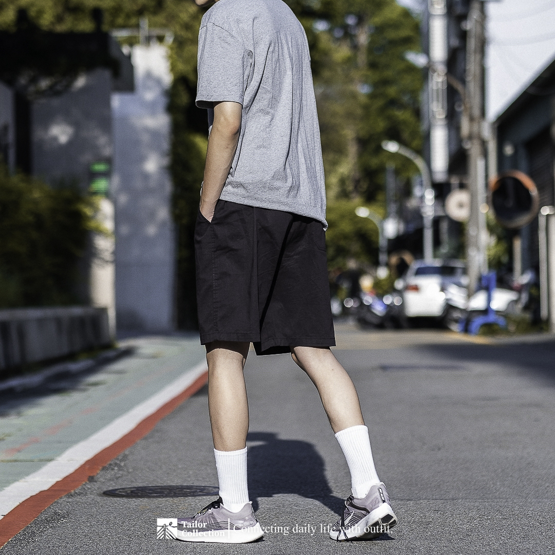 Tailor collection 輕便褲 素面 短褲 便褲 台灣製造 綠 深藍 黑 卡其