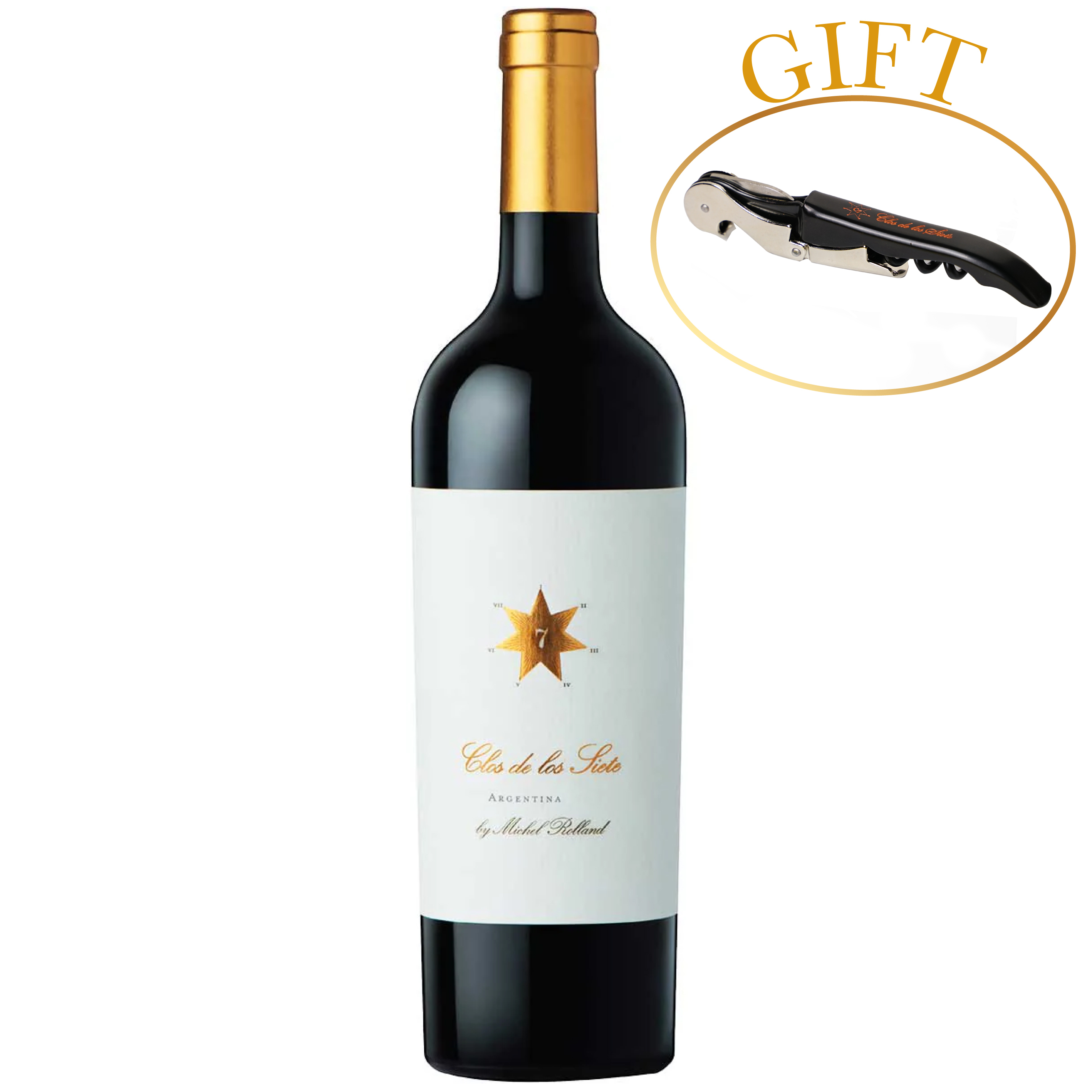 Clos de los Siete Red Blend 2021 (Free 1pc x Official Wine Opener) (JS94)