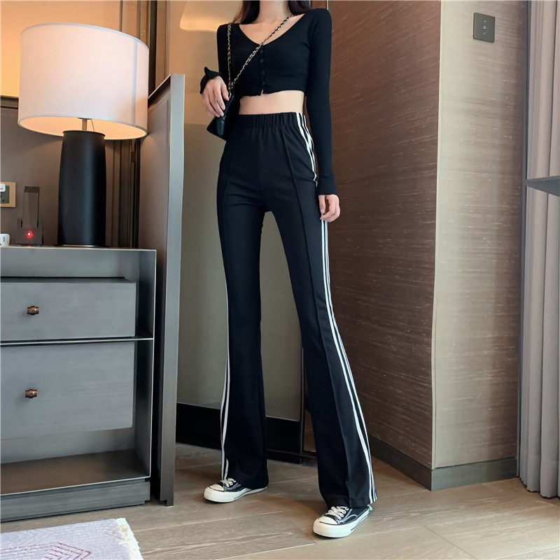 Korean Slim Fit Flared Pants