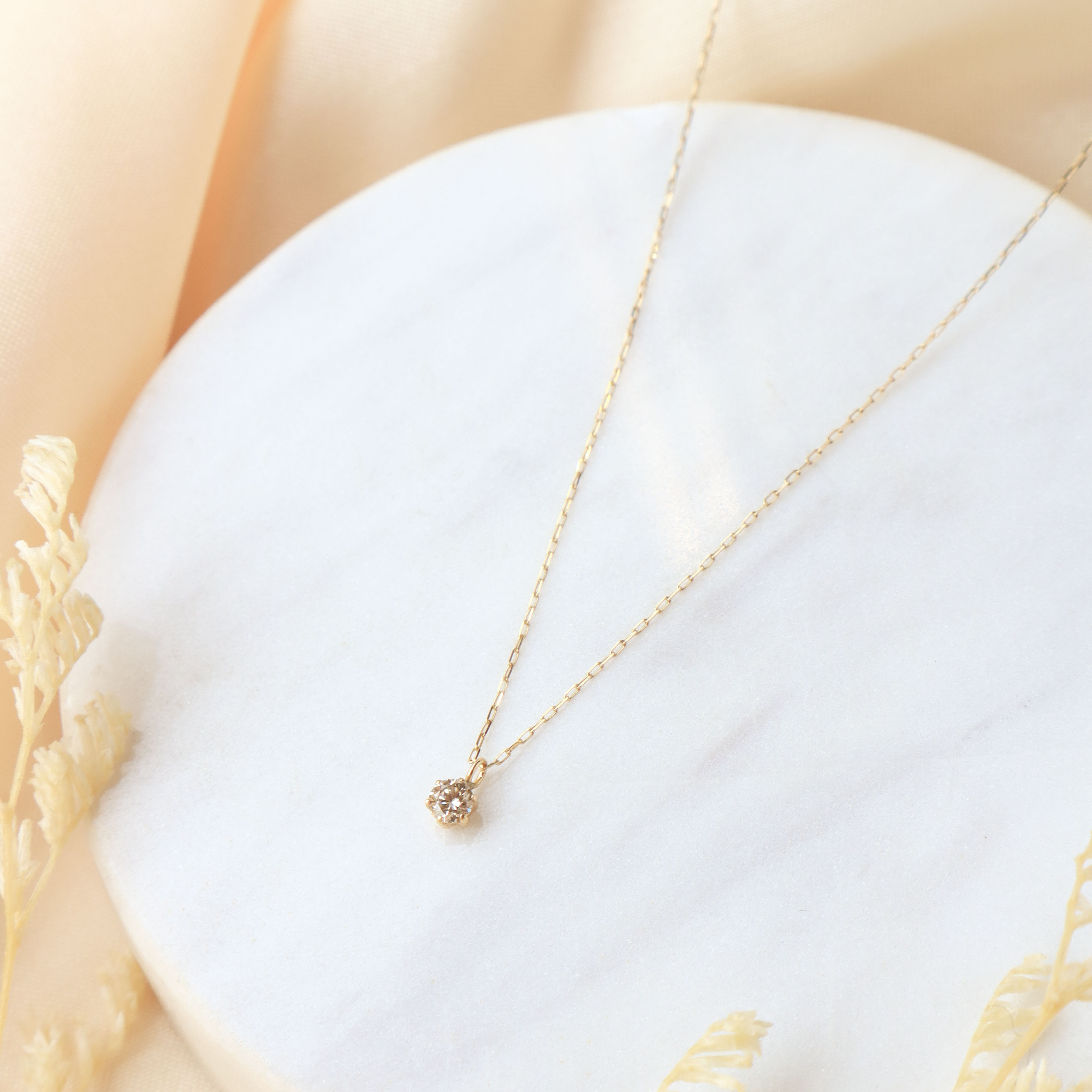 18K/7分真鑽項鍊