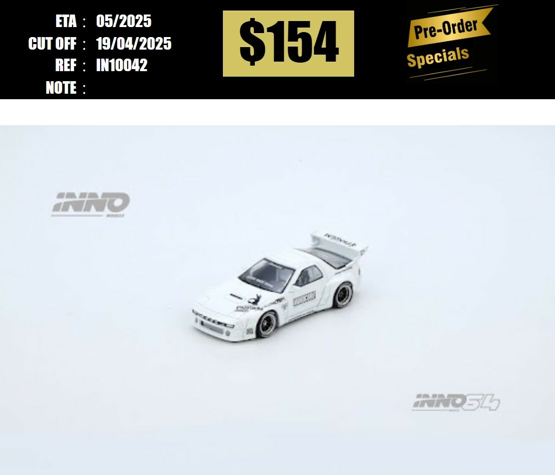PO-$154 * INNO64 * 1:64 MAZDA RX-7 (FC3S) PANDEM AERO WIDEBODY KIT [OD10/04]