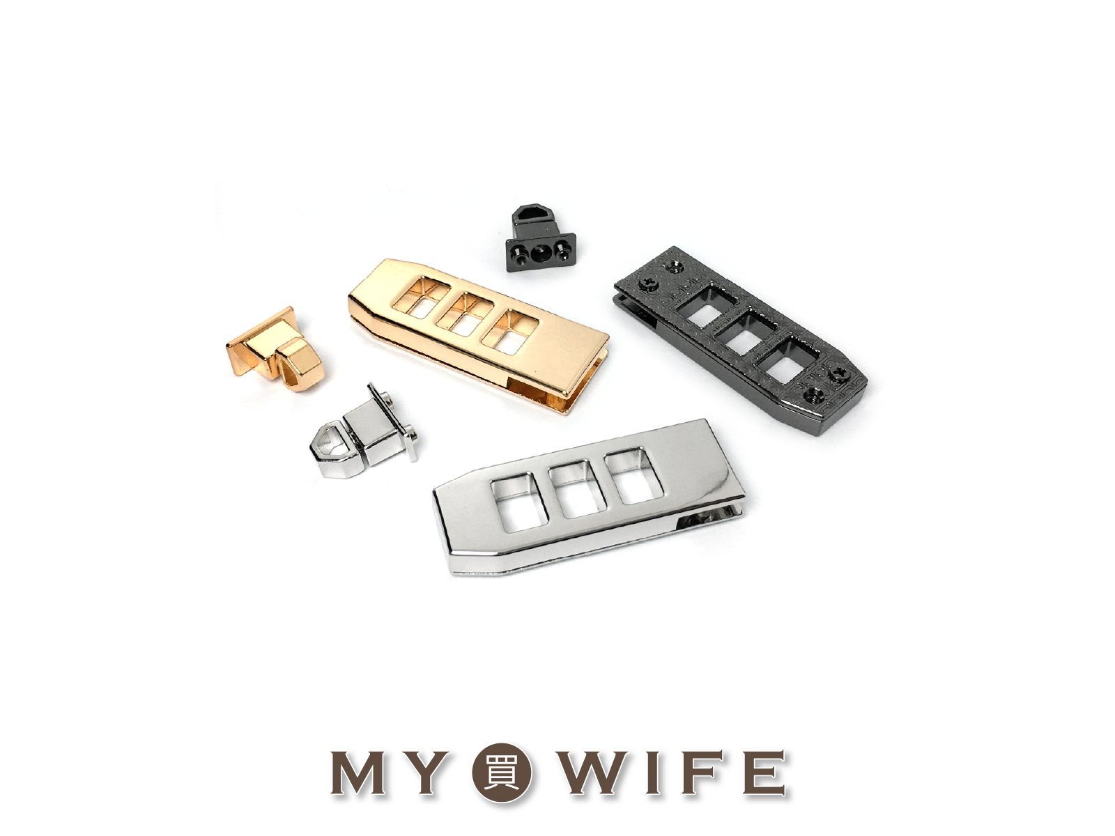 20x55mm合金轉鎖扣_轉鎖扣/包扣/書包扣_4色【YR-Y2157】