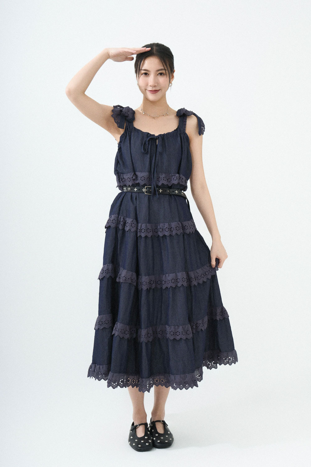 SS25_0101（連身裙＋皮帶）