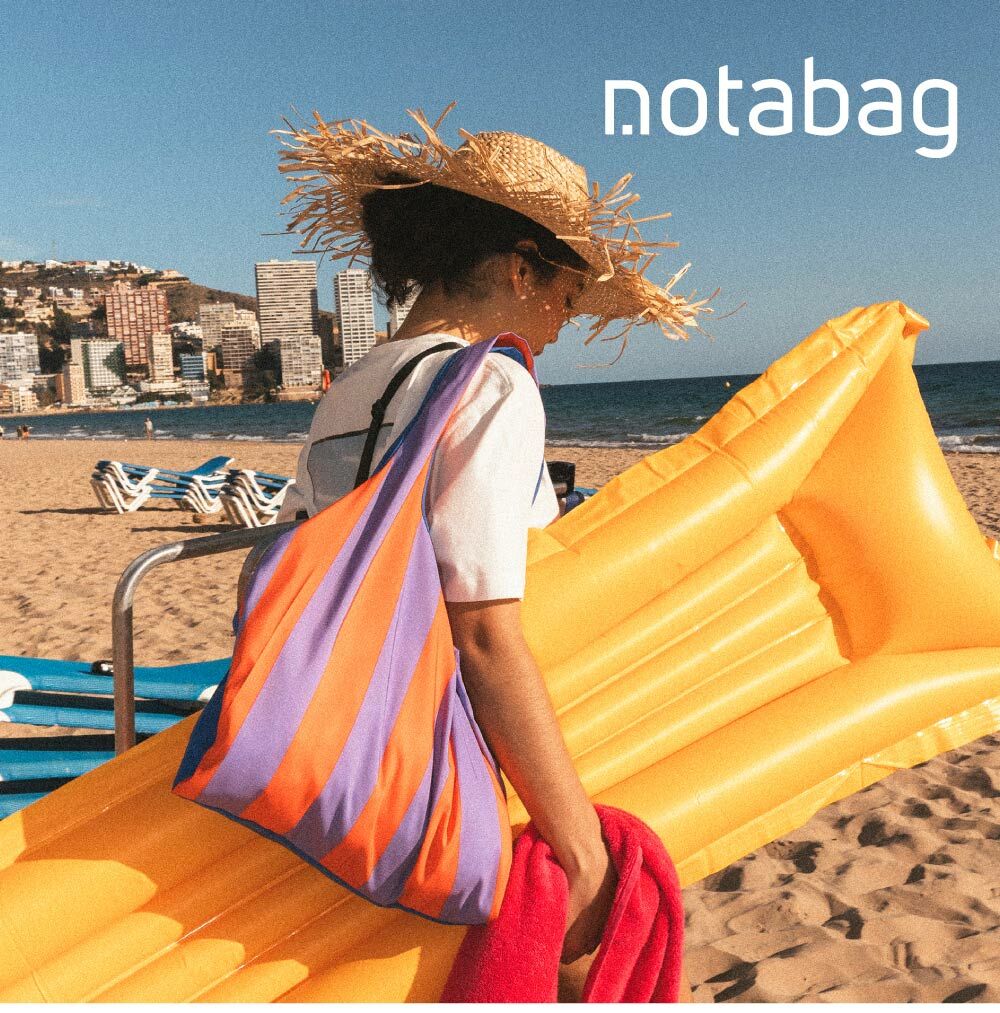 ドイツ製 Notabag トートバッグ/ハンドバッグ/ショルダーバッグ - 縦縞シリーズ - トートバッグ・ハンドバッグ - ポリエステル 多色