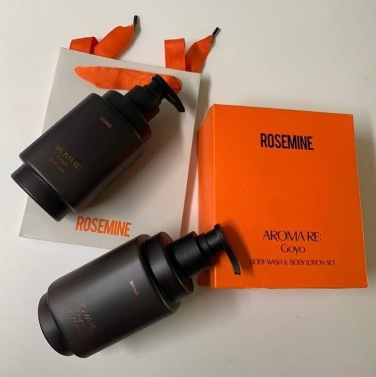 韓國ROSEMINE AROMA RE 靜謐之選玫瑰身體護理禮盒
