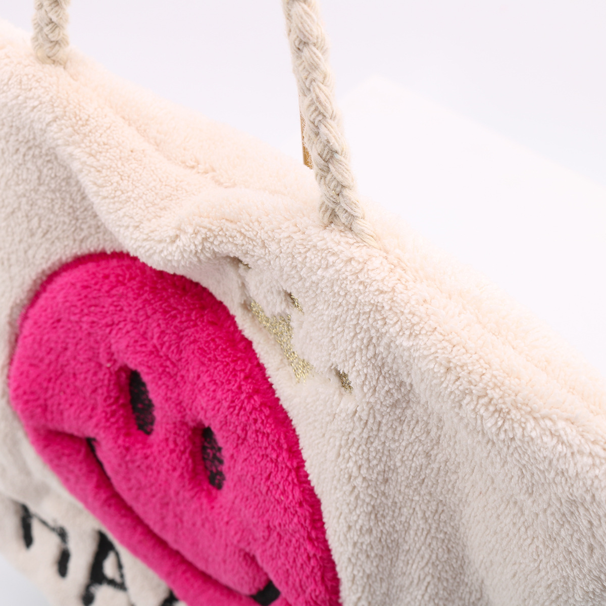 《5855》笑臉珊瑚絨擦手巾