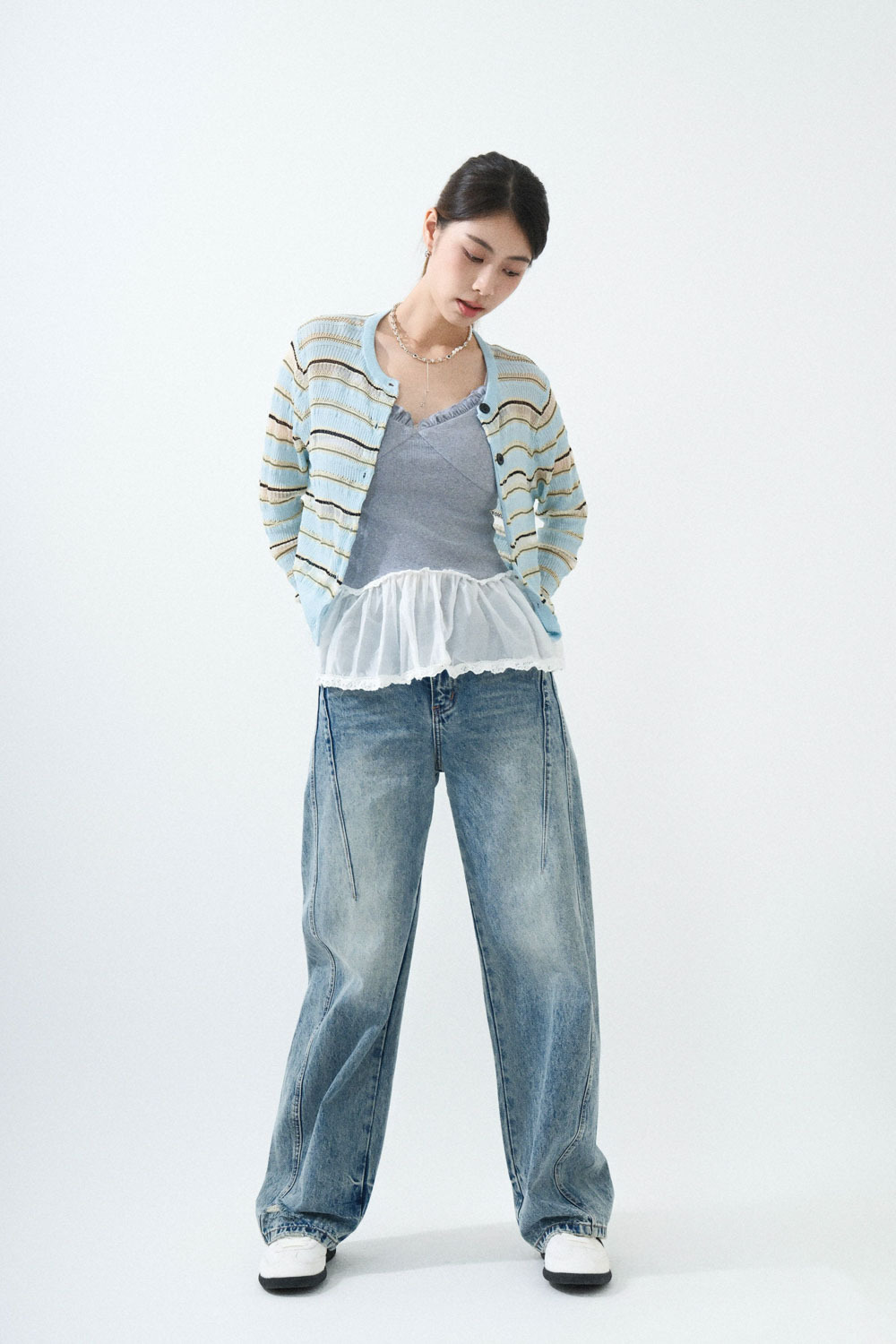 SS25_0103（外套＋上衣＋牛仔褲）