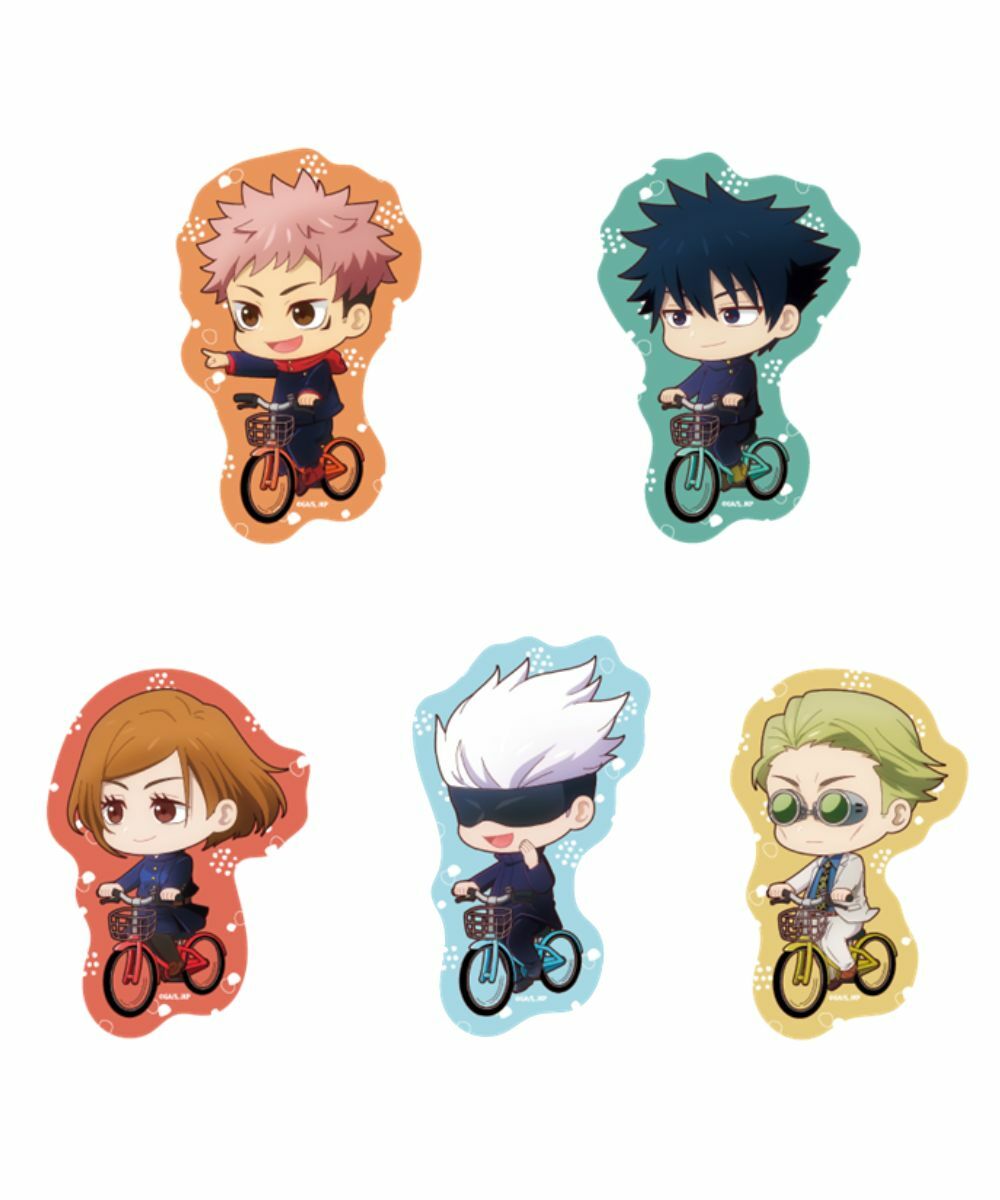 預購-咒術迴戰 Die-Cut 貼紙 騎腳踏車 ver. vol.2 （Riding ver.）系列 【日本進口精品】