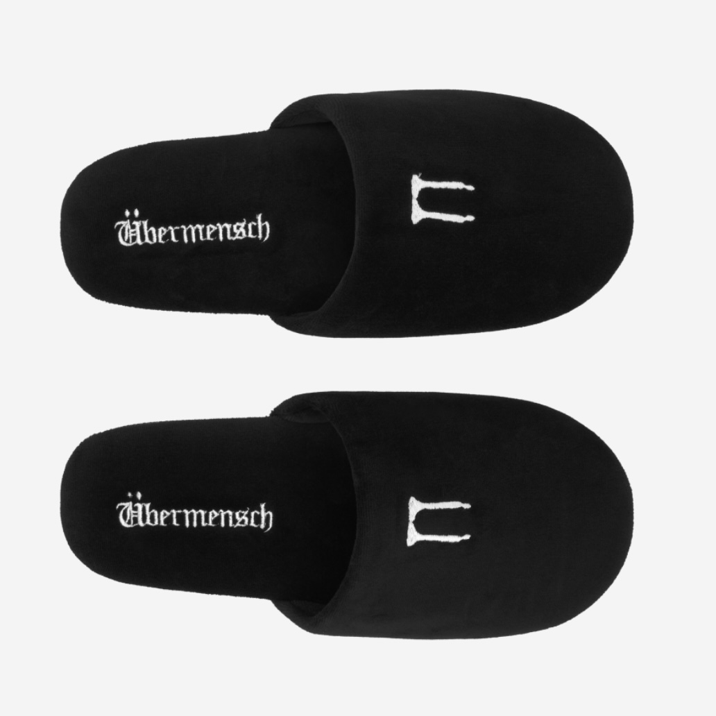 GD G-DRAGON Ubermensch Room Slippers Black 權志龍 應援拖鞋 飯店拖鞋 室內拖鞋