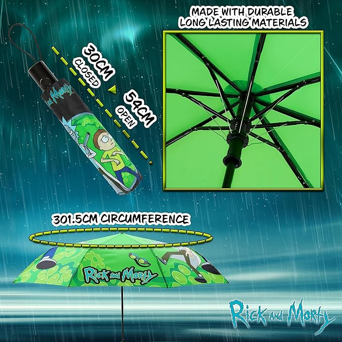 Rick and Morty - Umbrella 新款造型雨傘 / 瑞克和莫蒂