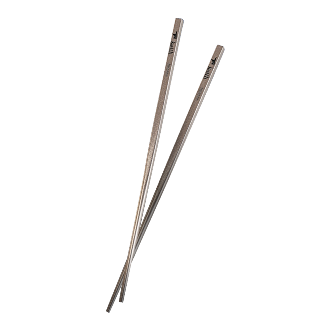 Keith 鎧斯 純鈦環保實心方形短筷子 19CM 51KEITI5634