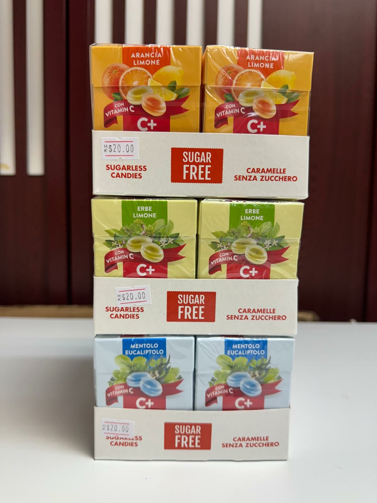 【現貨】Serra 意大利天然無糖無鹽維他命C糖 50g