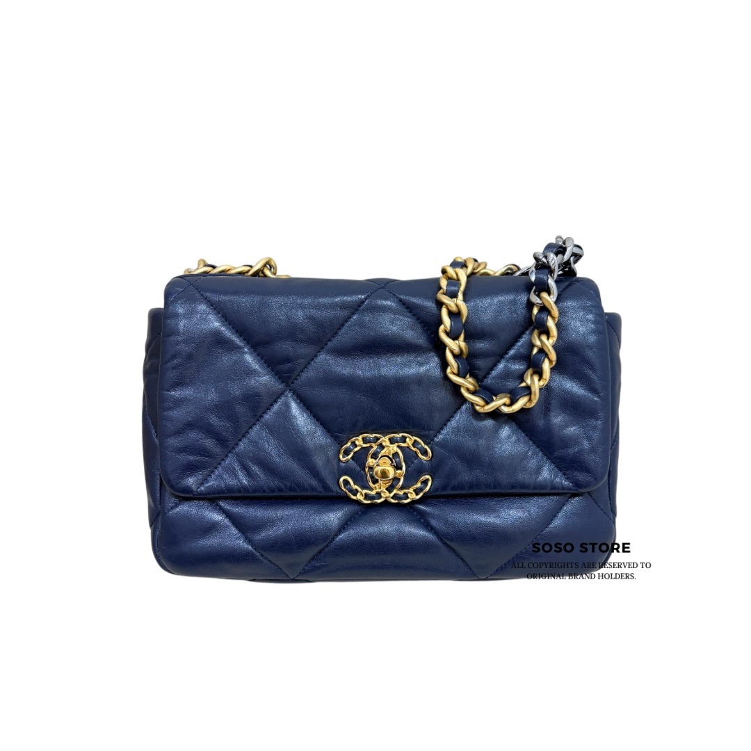 Chanel 19 Bag - Navy / Ghw&Shw