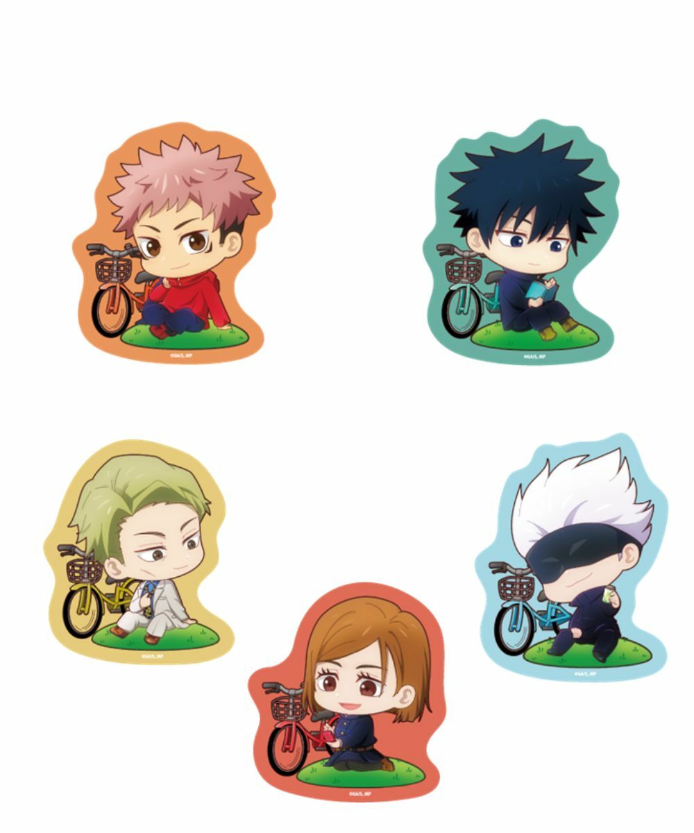 預購-咒術迴戰 Die-Cut 貼紙 騎腳踏車 ver. vol.2 （Resting ver）系列 【日本進口精品】