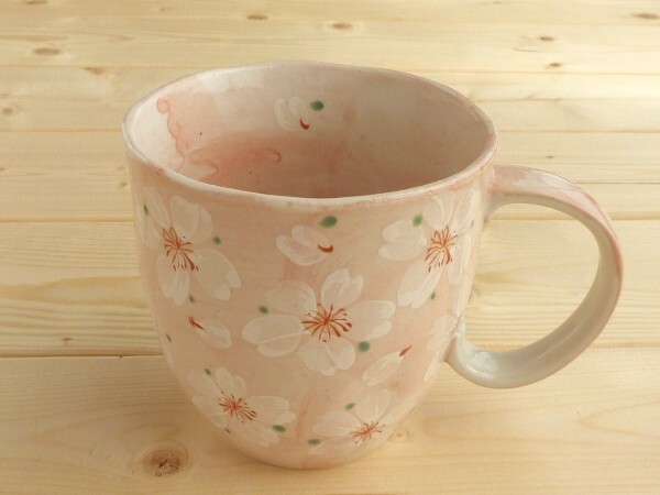 美濃燒馬克杯【花凜】