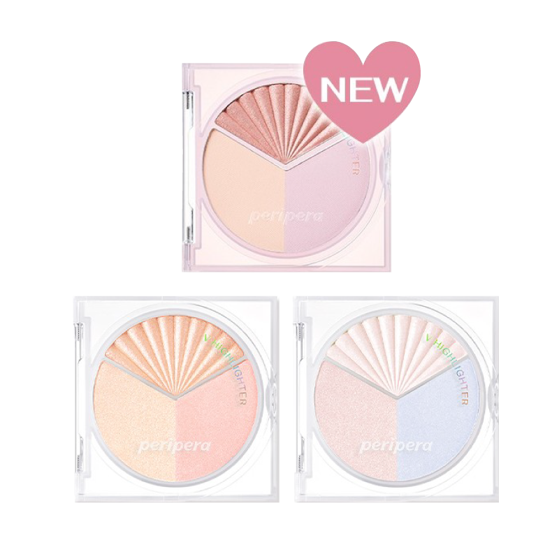 Peripera V型3色打亮盤