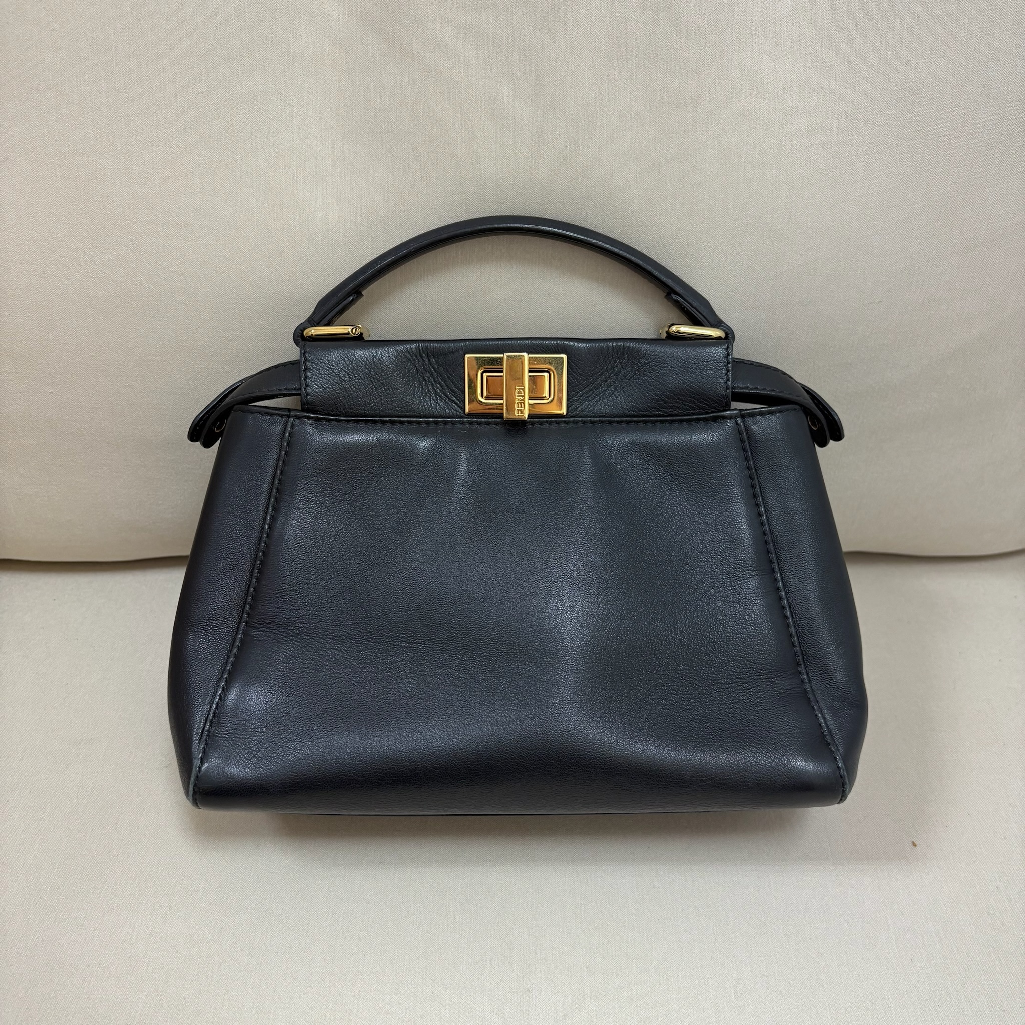 Fendi Peekabo Bag - Black / Ghw