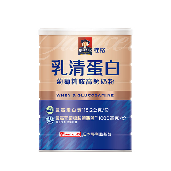 桂格乳清蛋白葡萄糖胺高鈣奶粉700G