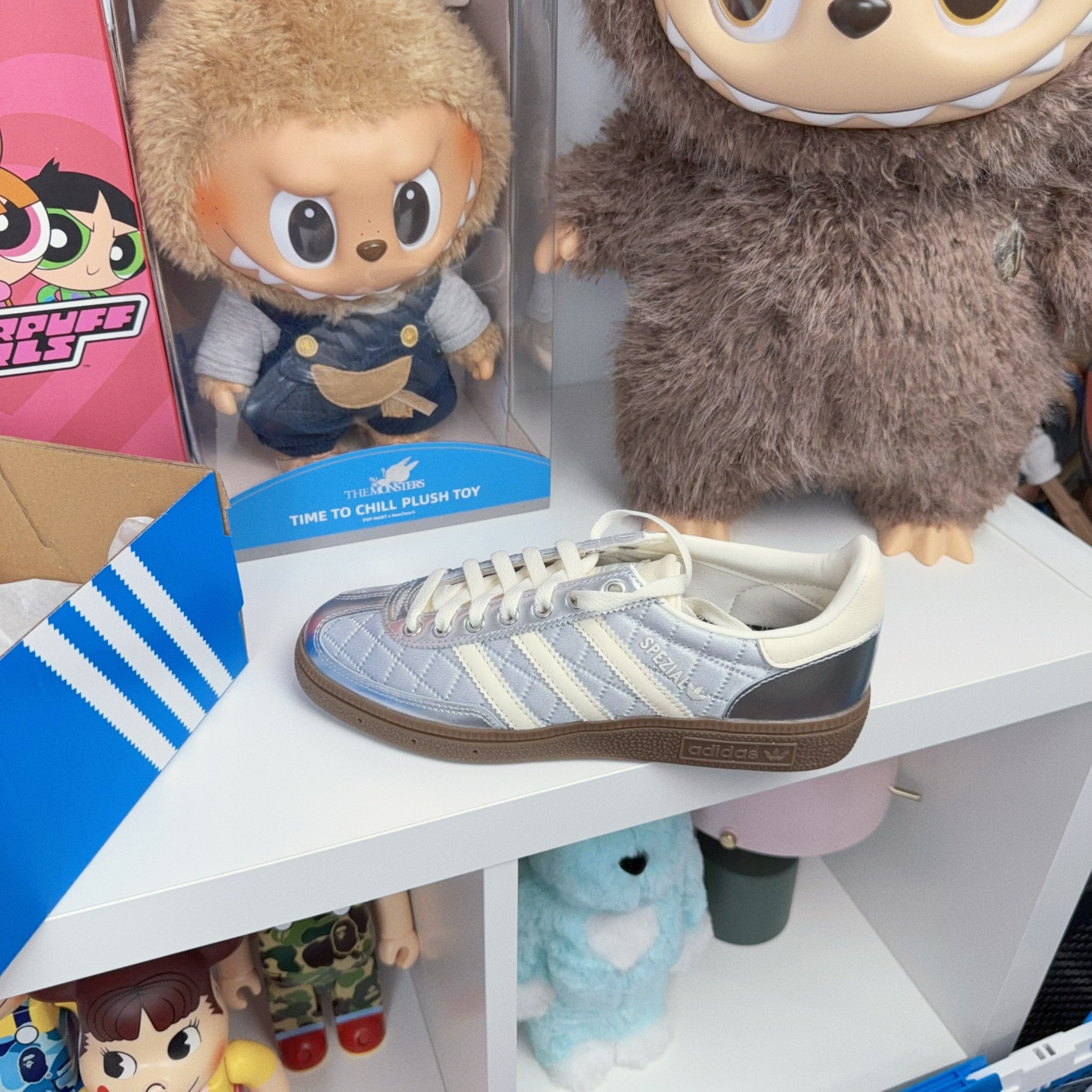 Adidas Originals Handball Spezial 小香風 菱格紋 金屬銀 焦糖 德訓鞋 KJ0853