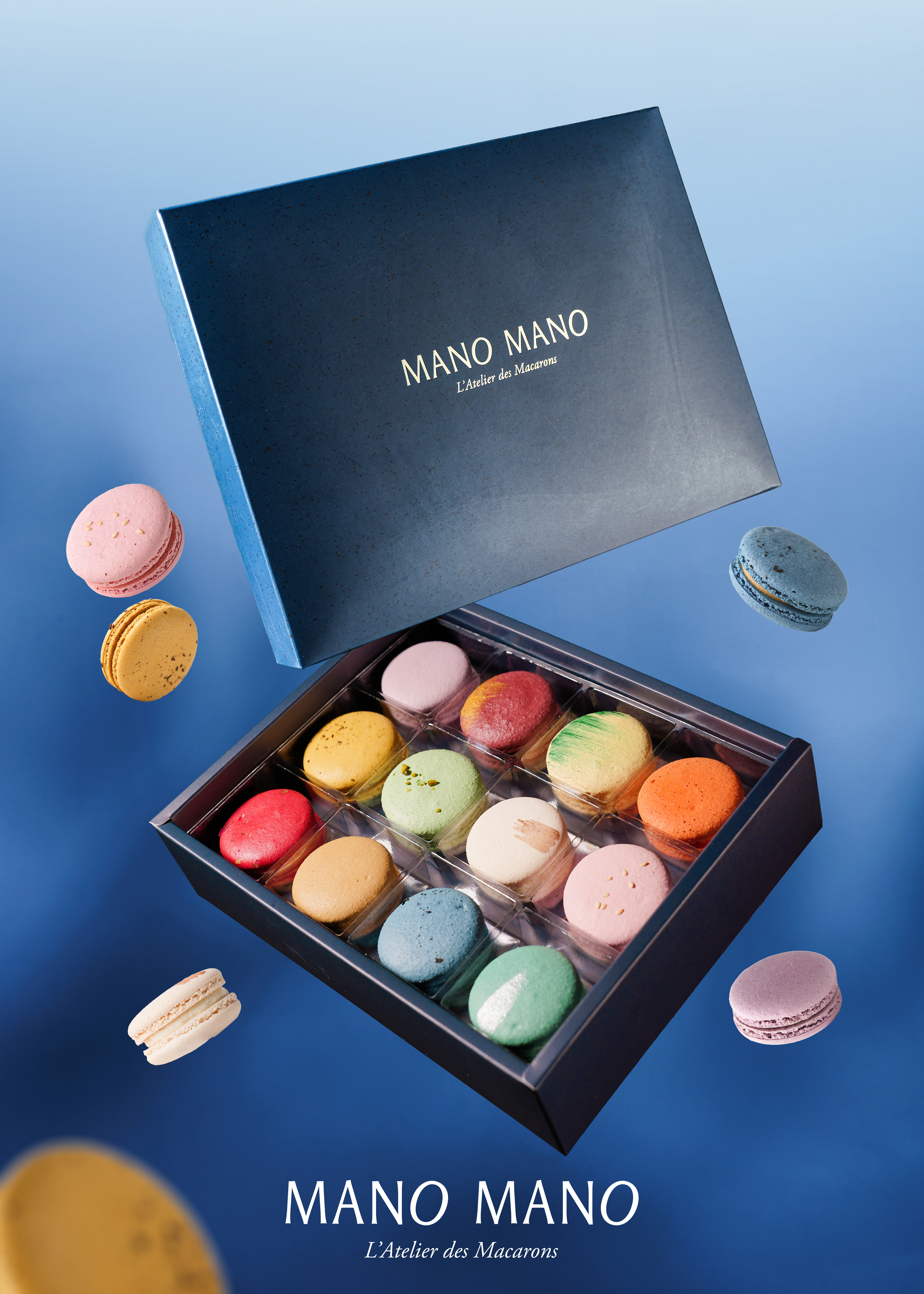 經典手工馬卡龍禮盒｜12入