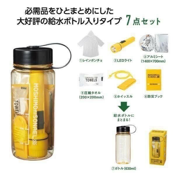 日本Moshimoni Sonaeru｜防災瓶 7件套